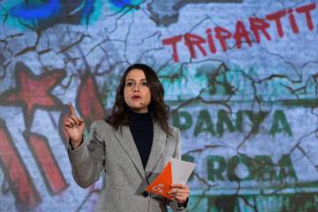 La candidata de Ciudadanos a la presidencia de la Generalitat, Inés Arrimadas.