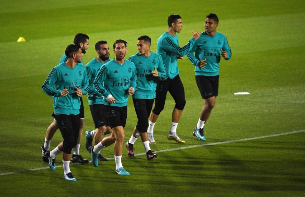 Entrenamiento del Real Madrid