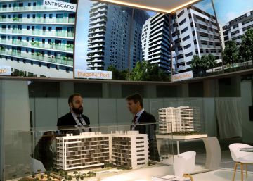 Estand de uno de los expositores del pasado salón inmobiliario Barcelona Meeting Point.