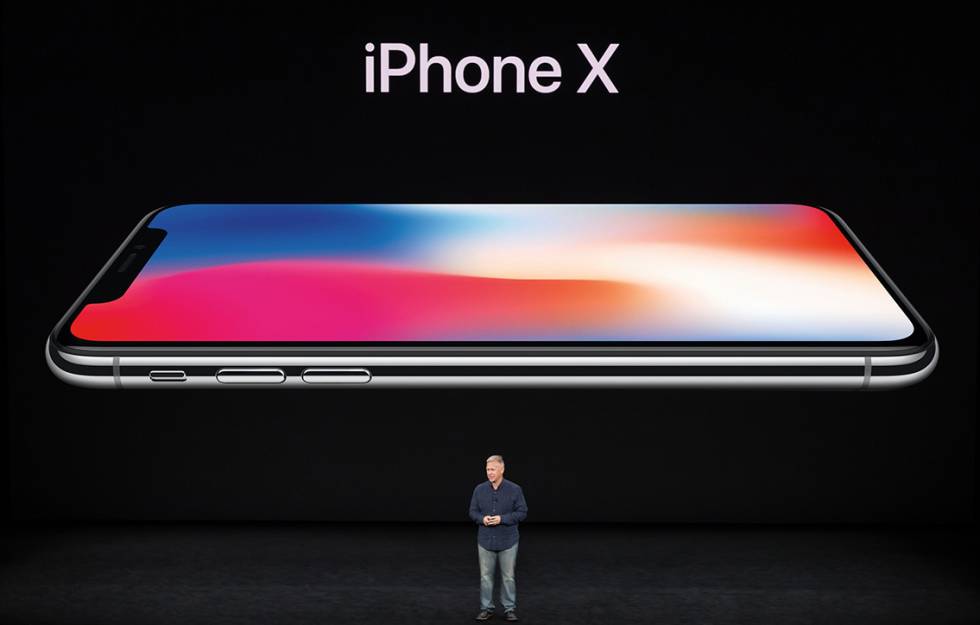 Presentación del iPhone X.