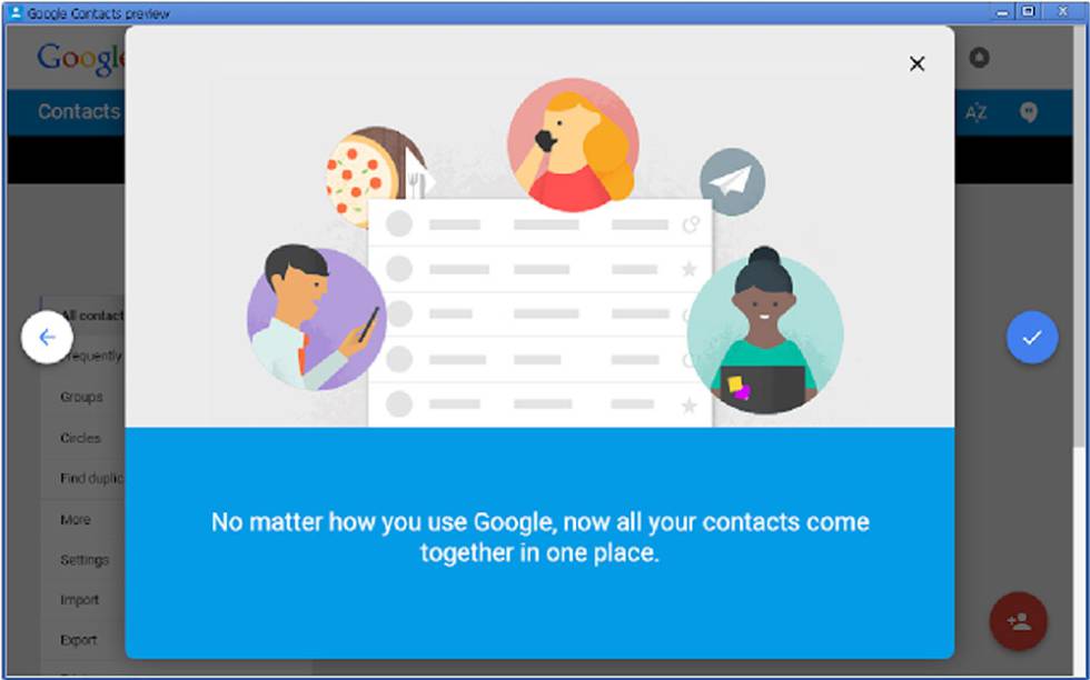 Contactos Google
