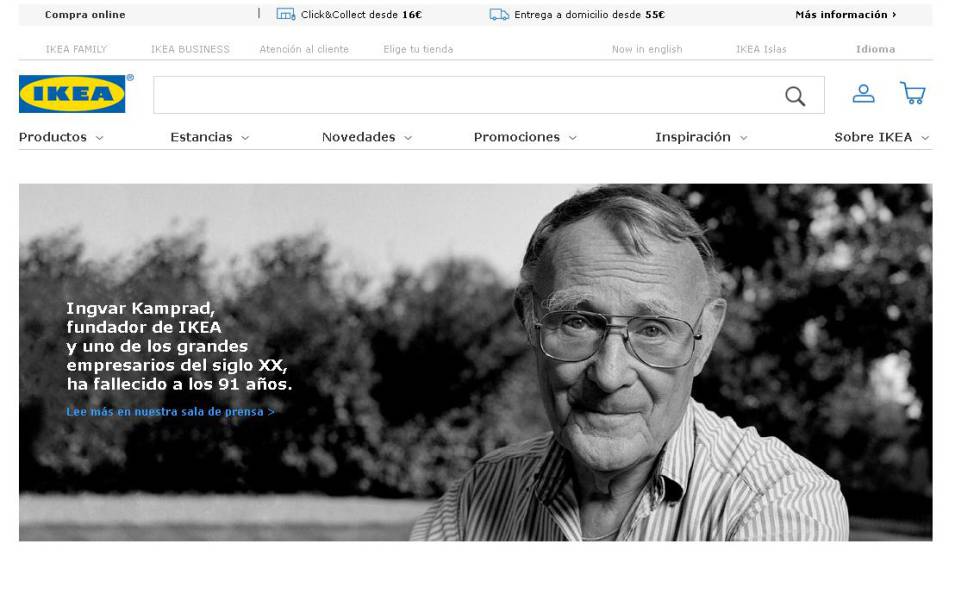 Muere a los 91 años Ingvar Kamprad, el austero padre de Ikea