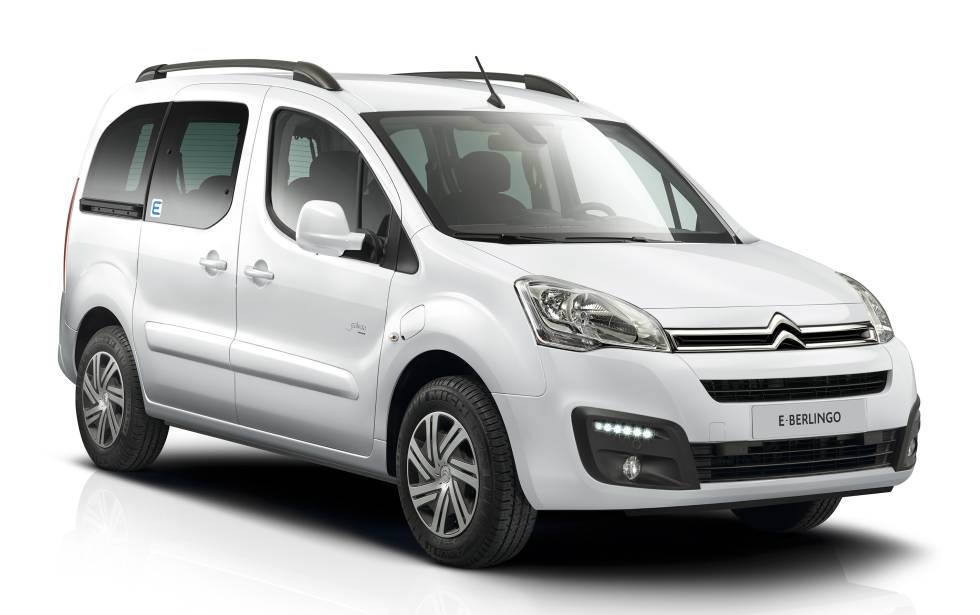Citroën Berlingo Multispace. Muy usada en la última milla, tiene 170 km de autonomía y un maletero de 675 litros.