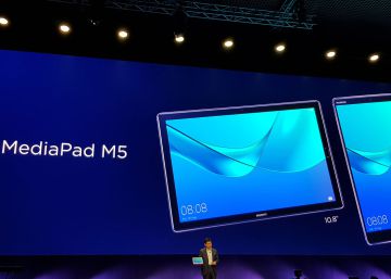 Huawei presenta sus nuevas tabletas MediaPad M5 en el MWC 2018