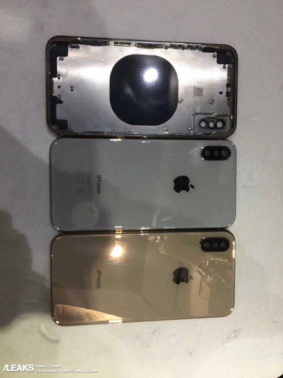 iPhone X de color dorado