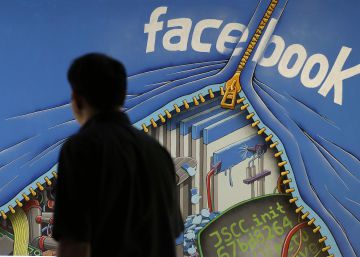Mural en el Facebook campus en Menlo Park, California