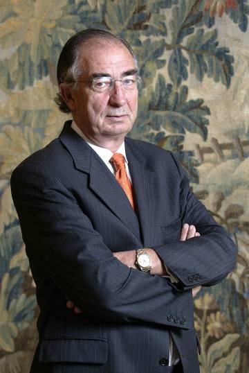 Amado Francos, presidente de la Fundación Bancaria de Ibercaja