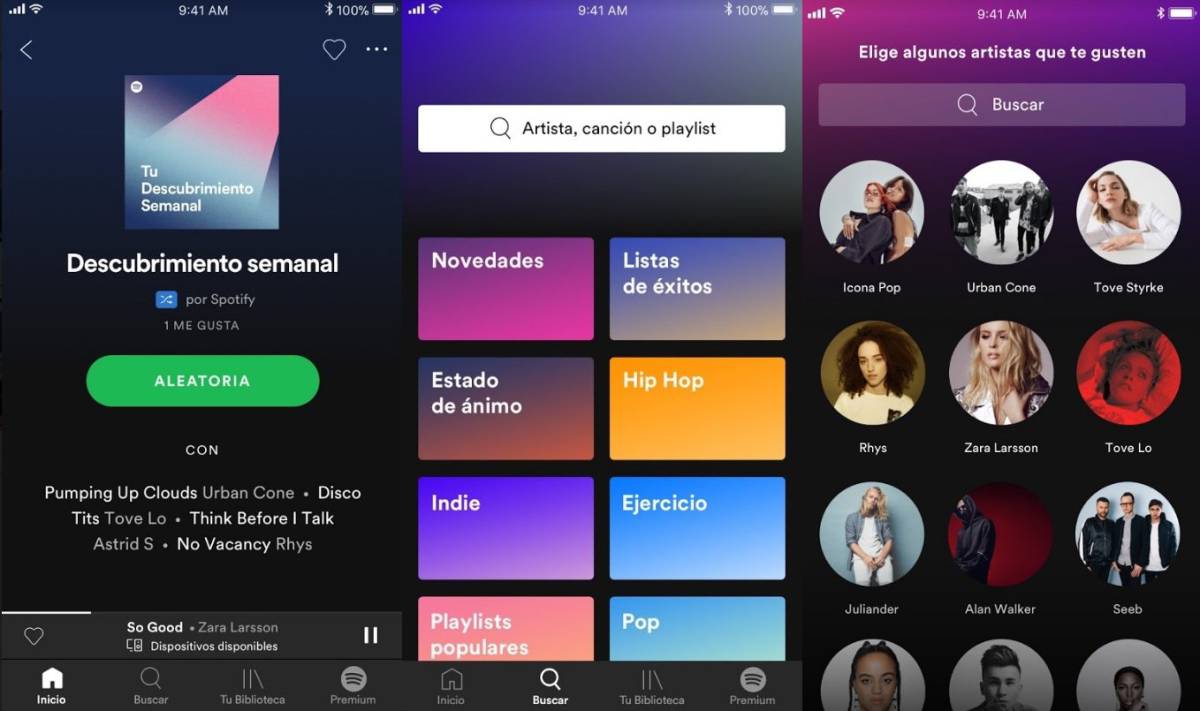 24042018 Nuevo servicio gratuito de Spotify.rn rn Spotify ha presentado el rediseño de su servicio gratuito que incluye nuevas funciones y está disponible desde este martes para las aplicaciones de iOS y Android a nivel global.