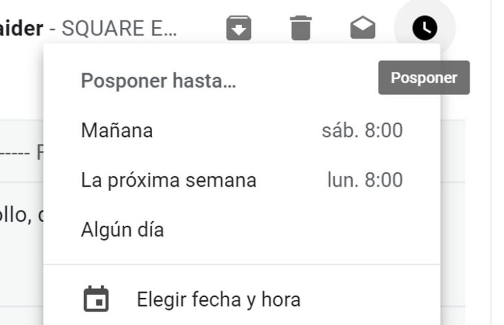 Gmail Snooze