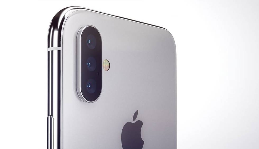iPhone X con triple cámara