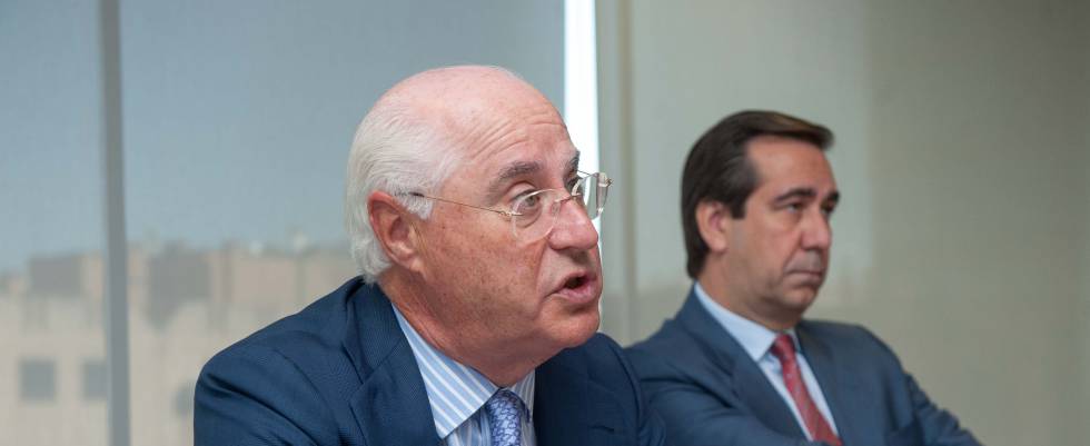 Rafael Miranda, presidente de Acerinox y Bernardo Velázquez, consejero delegado