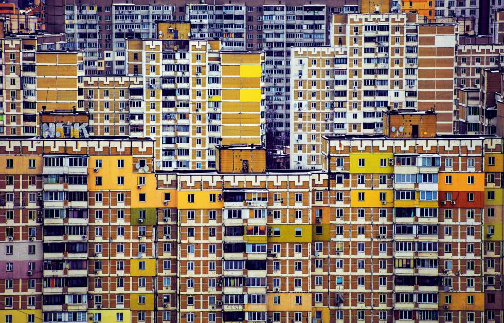 Uno de los edificios característicos de la época soviética.