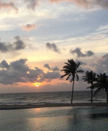 Atardecer.