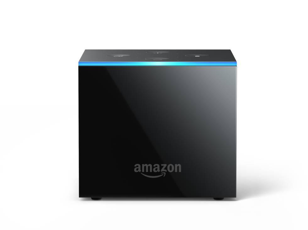 Frontal del Amazon Fire TV Cube