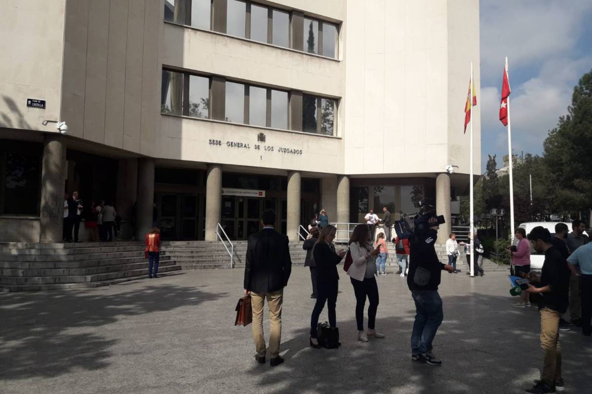 Juzgados plaza de Castilla en Madrid.