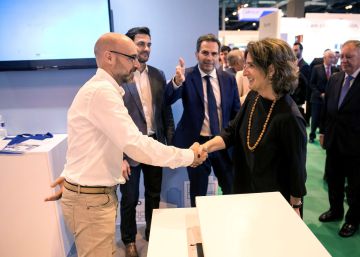 La Ministra de Energía, Teresa Ribera, durante su visita a la Feria GENERA, de Energía y Medio Ambiente, de la semana paada en IFEMA, Madrid.-EFESanti Donaire