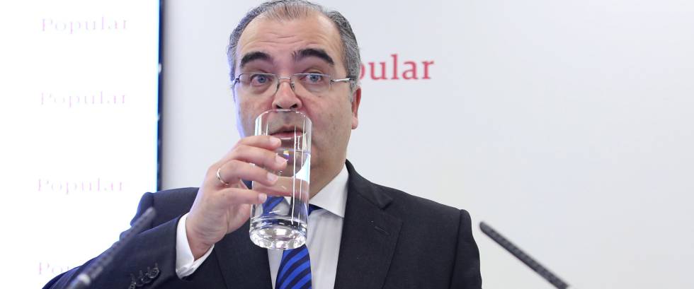 Angel Ron, prresidente del banco popular