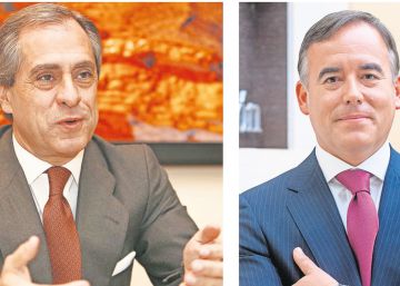 Antonio Fernández (izquierda), presidente de Ahorro Corporación, y Gonzalo Chocano (derecha), consejero delegado de la firma.