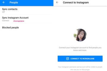 Facebook Messenger con sincronización a Instagram