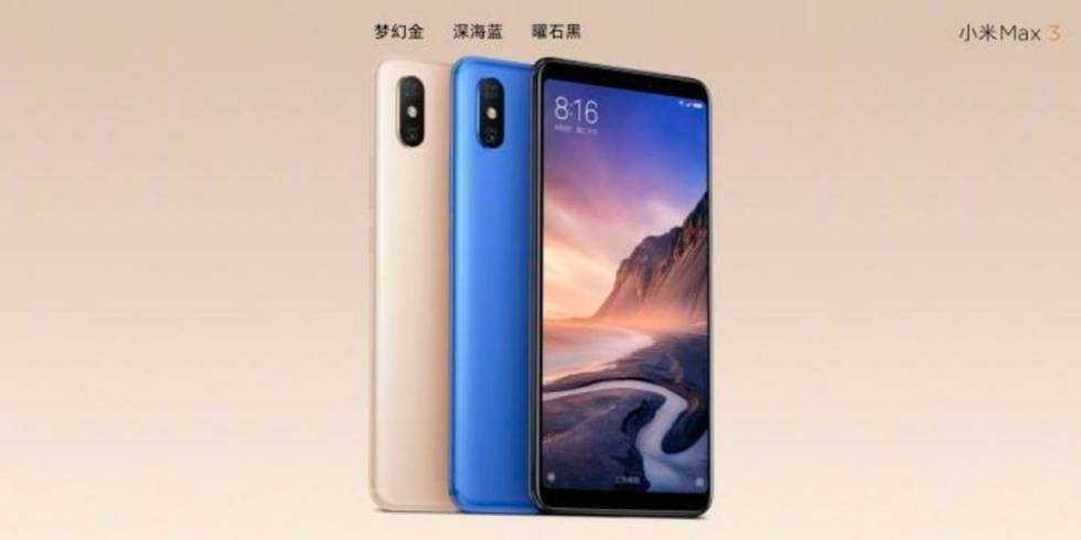 El Xiaomi Mi Max 3 muestra su diseño en varias imágenes oficiales
