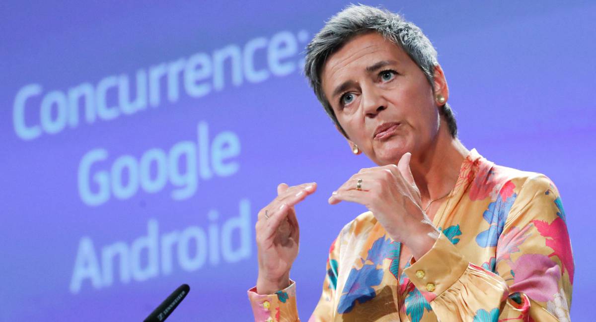 Margrethe Vestager, comisaria europea de la Competencia.