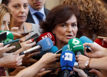 Carmen Calvo: “No habrá adelanto electoral y sí Presupuestos” Carmen Calvo: “No habrá adelanto electoral y sí Presupuestos”