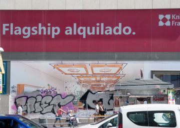 Futura megatienda de Huawei en Gran Vía, 48, de Madrid.