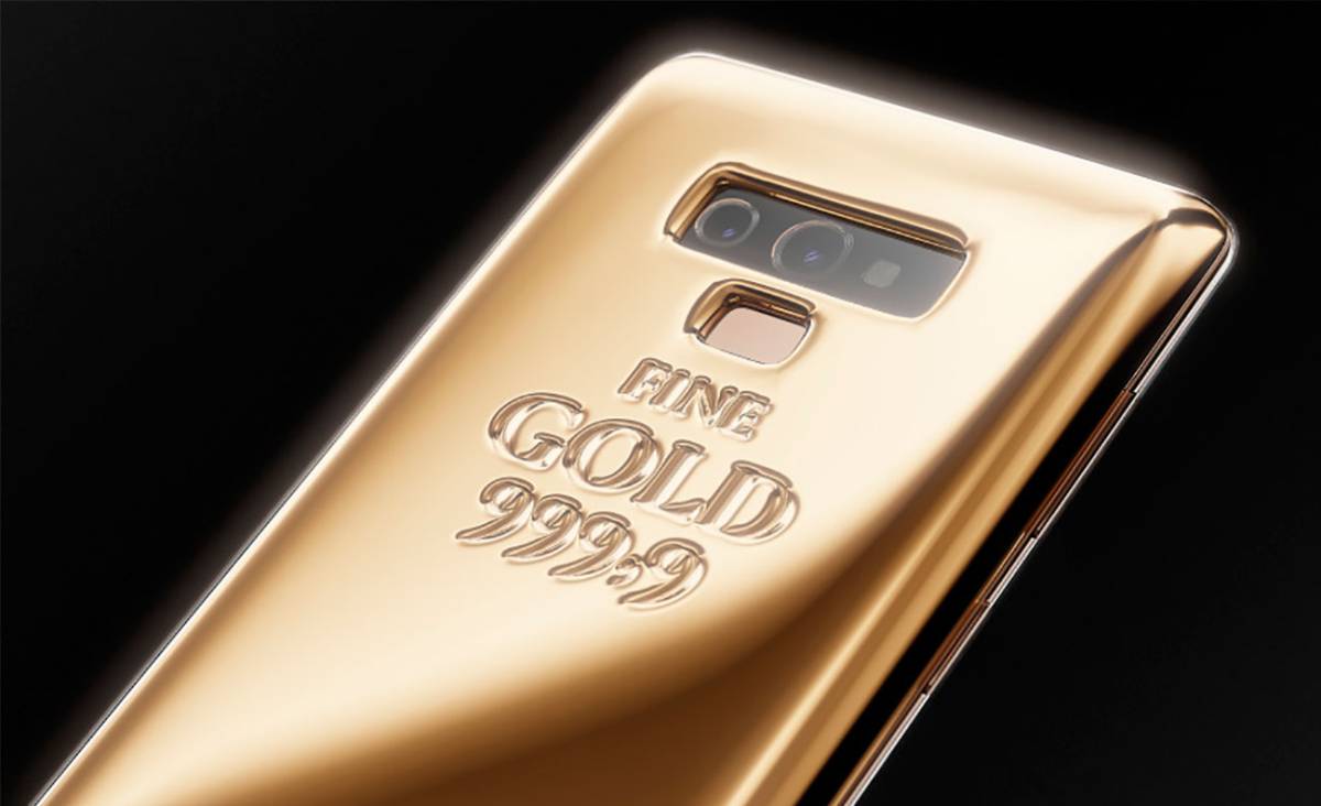 Este Note 9 vale 50.000€ y lleva un “kilo” de oro en su carcasa