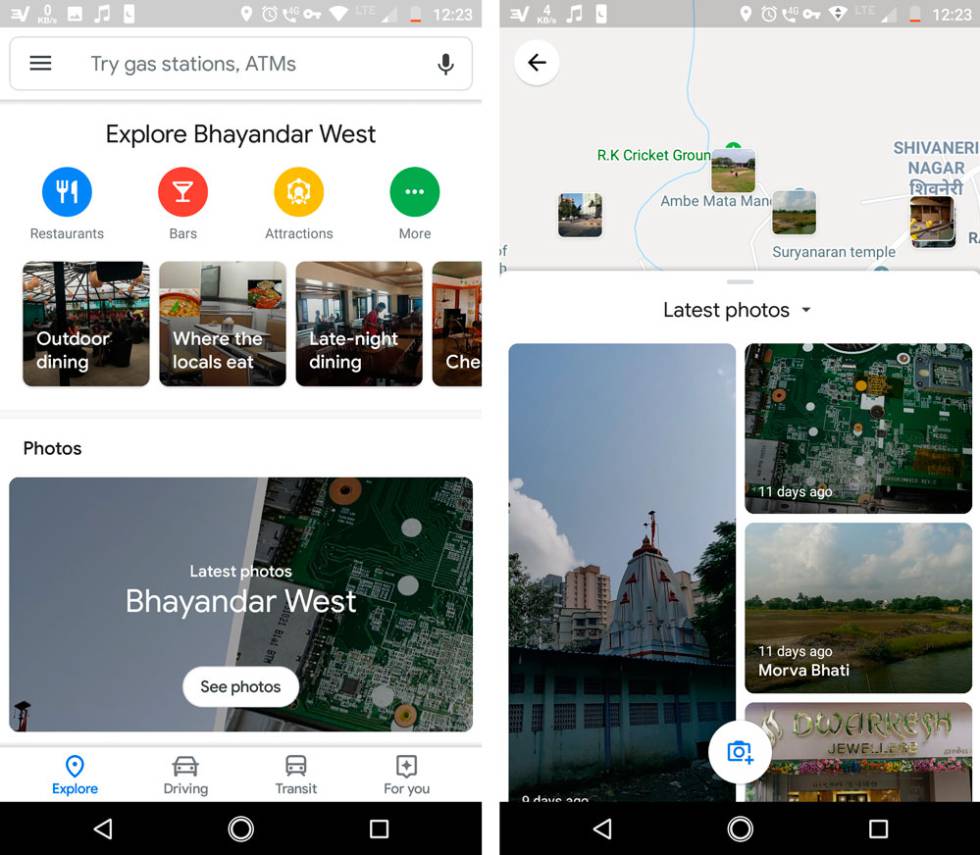 Google Maps fotos
