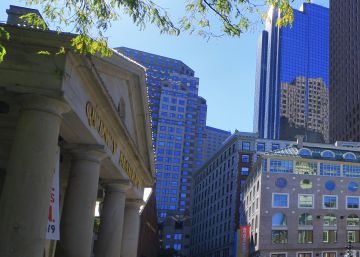 Plaza del Muelle, en el centro de Boston.