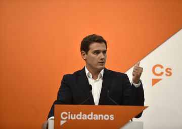 15102018 Rueda de prensa del presidente de Ciudadanos, Albert Rivera, tras la reunión del Comité Ejecutivo de Ciudadanos en Madridrn rn POLITICA rn Oscar del Pozo - Europa Pressrn