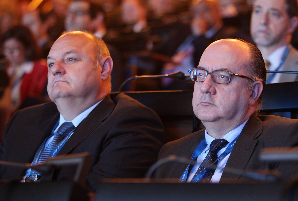 José María Méndez, director general de CECA, junto a José María Roldán, presidente de la AEB