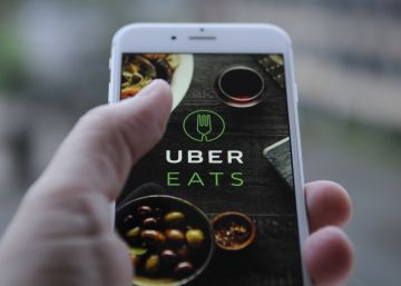'App' de Uber Eats.