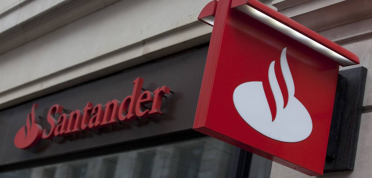 Imagen de una sucursal de Santander.