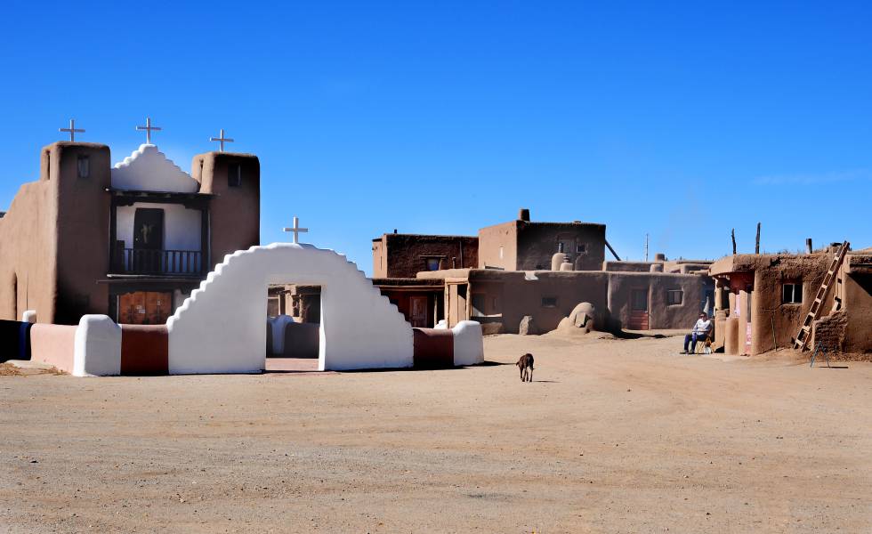 Imagen del pueblo Taos.
