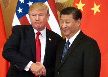 El presidente de China, Xi Jinping y el presidente de EE UU, Donald Trump, en Pekín el 9 de noviembre de 2017.