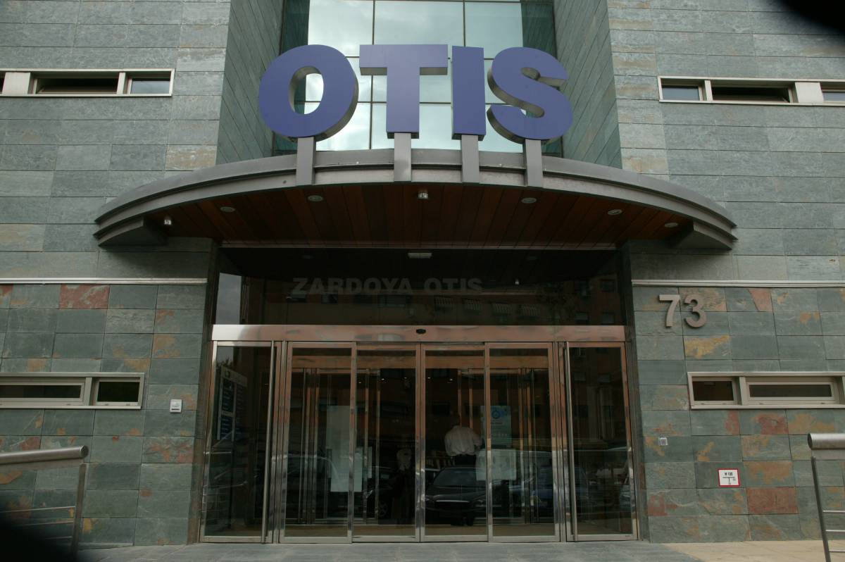 Fachada de las oficinas en Madrid del fabricante de ascensores Zardoya Otis.