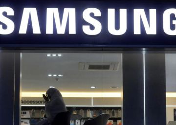 Showroom de Samsung en Nueva Delhi (India)