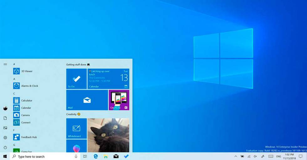 Light Theme de Windows 10
