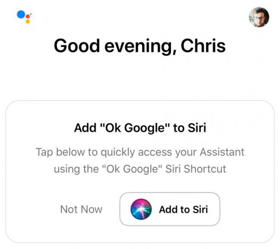 Google Assistant Siri