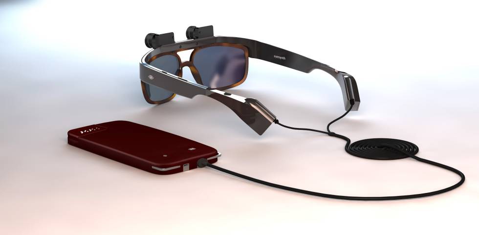 Gafas que graban para convertir en sonidos, de Eyesynth.