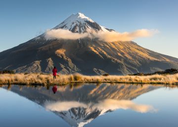 Monte Taranaki, en Nueva Zelanda.