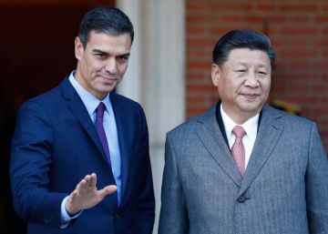Los presidente de España y China, Pedro Sánchez y Xi Jinping.rn