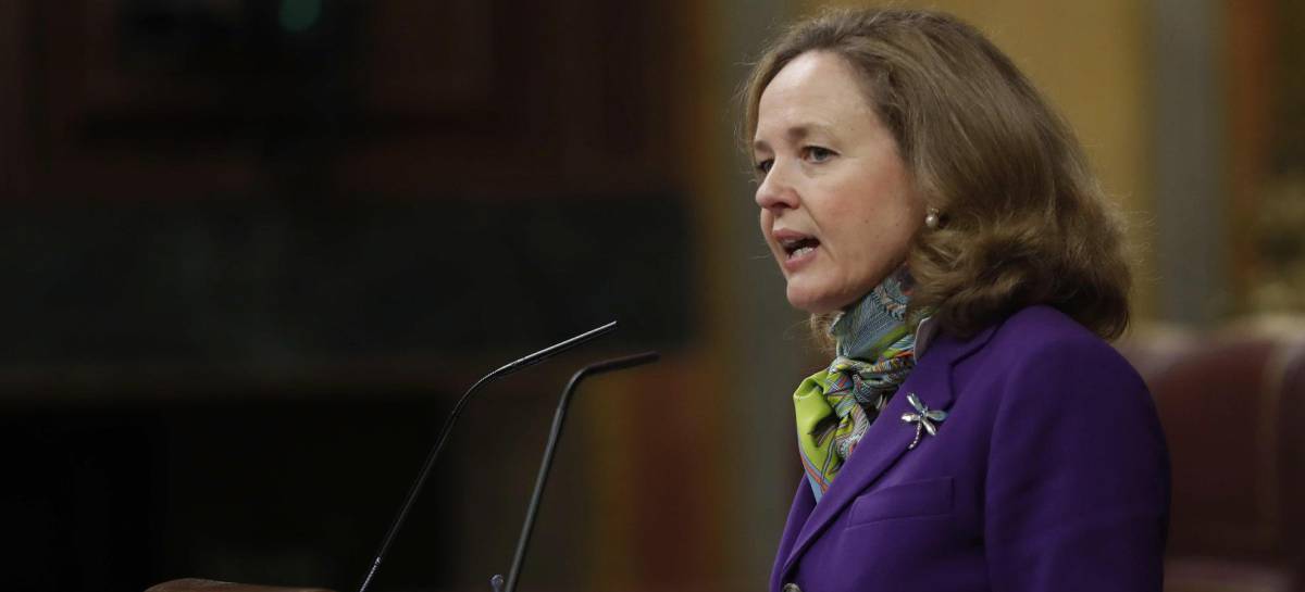 La ministra de Economía y Empresa, Nadia Calviño.