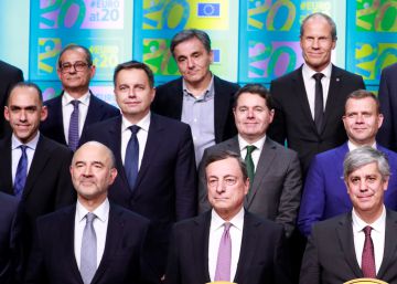 Los ministros de Finanzas de la Eurozona.