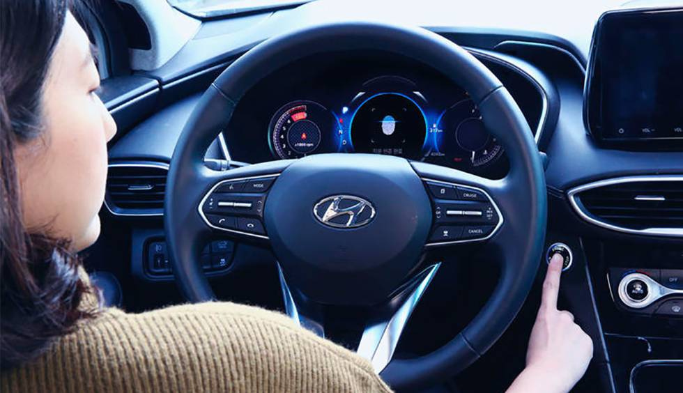 Hyundai lector de huellas
