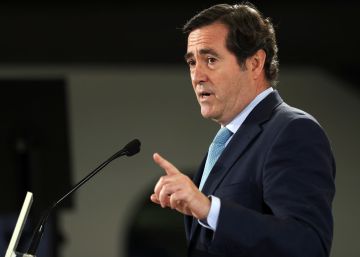 El presidente de la patronal CEOE, Antonio Garamendi.