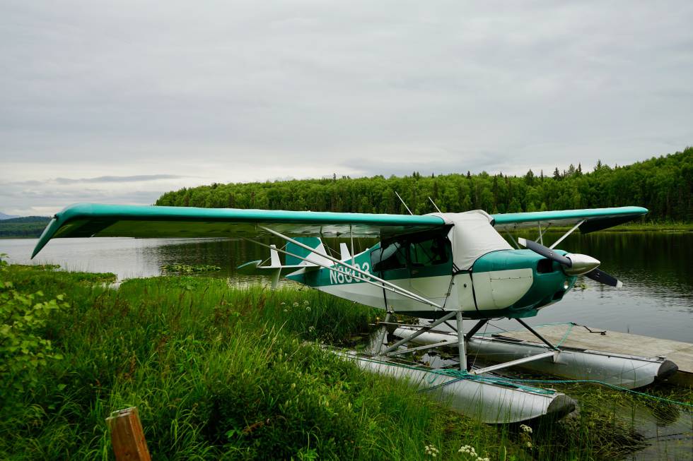 Hidroavión en Talkeetna.rn