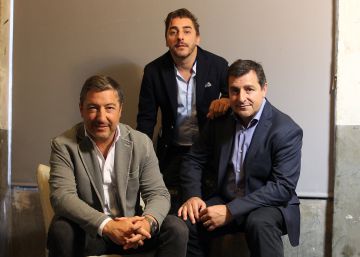 Los hermanos Roca, Joan, Jordi y Josep.