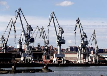 Imagen de los astilleros La Naval en Sestao.